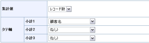 集計設定