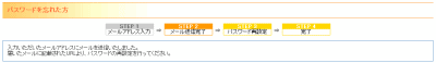 パスワードを忘れた方