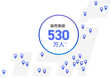 販売実績530万人