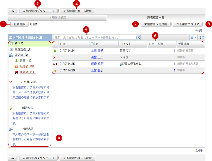 安全确认 功能管理
