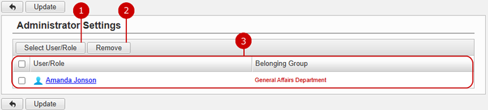 To Setup Application Administrators