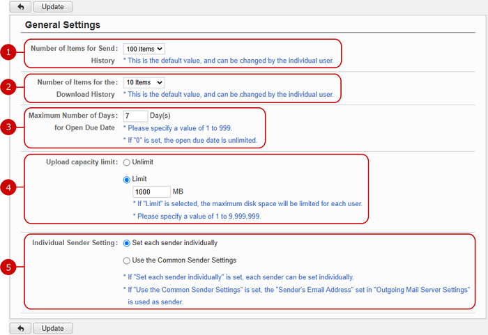 To Setup General Settings