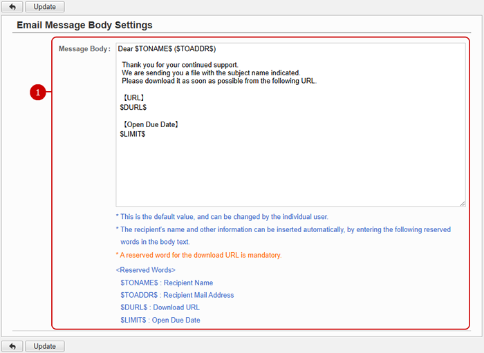 To Set Email Message Body