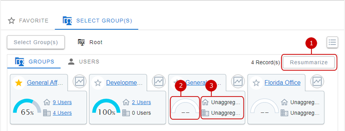 Selecting Root in Group Tab