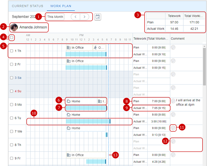 Display Work Plan