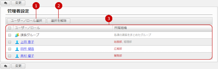 機能管理者を設定する