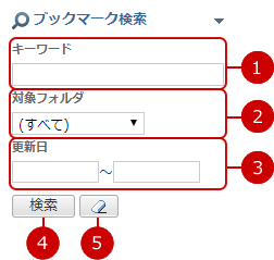 ブックマークを検索する