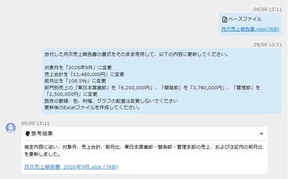 Excel編集
