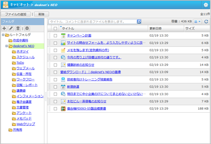 desknet's NEO上の情報を自分用に保管