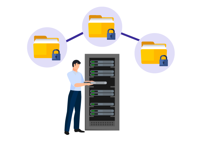 世代管理されたバックアップと完全二重化による万全のBCP対策