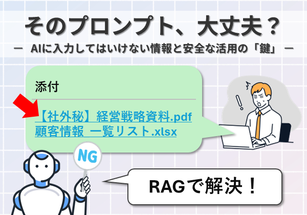 そのプロンプト、大丈夫？AIに入力してはいけない情報と、安全な活用の「鍵」