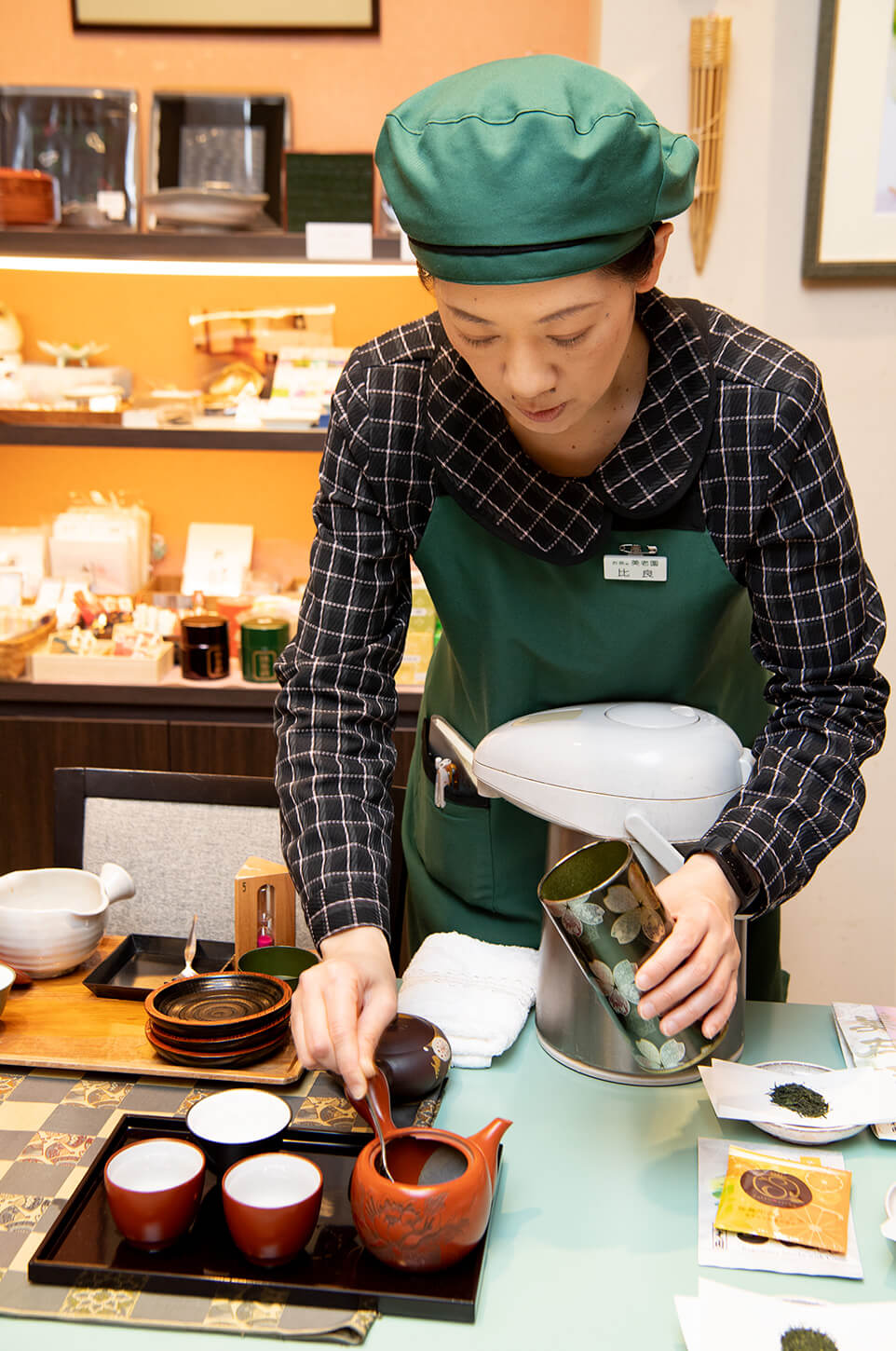 自宅でもおいしいかごしま茶を楽しむことができます