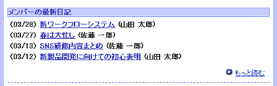 メンバーの最新日記