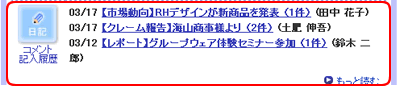 友人の最新情報(コメント)